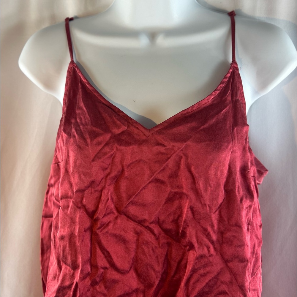 Floreat Silk Adjustable Spaghetti Strap Cami M - image 3